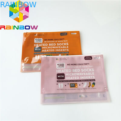 O empacotamento dos malotes plásticos do vestuário do roupa interior dos homens está acima deslizante o costume do saco do zíper