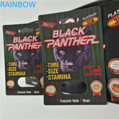 Mamba do cartão durável da bolha/magnum de empacotamento 25k/caixa de exposição dura da cápsula do comprimido do rinoceronte 69 de Rox