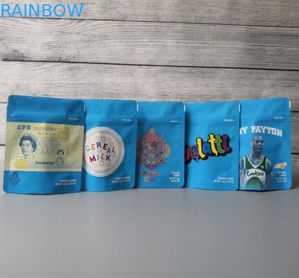 Recentemente as cookies quentes da venda ensacam com etiquetas holográficas das cookies o saco de Mylar da prova do cheiro para o empacotamento da erva daninha