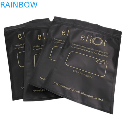 O reforço inferior de empacotamento da caixa do telefone do fone de ouvido ensaca Ziplock plástico o tamanho personalizado