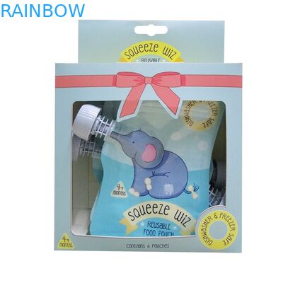 Ziplock dobro reusável de empacotamento do aperto do malote líquido animal do bico da forma