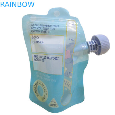 Ziplock dobro reusável de empacotamento do aperto do malote líquido animal do bico da forma