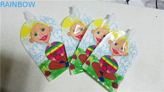 Sacos Sealable do recipiente reusável do leite do suco da bebida do alimento dos malotes do bico do comida para bebê