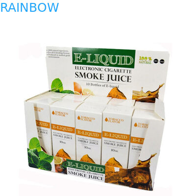 Caixa de papel dobrável que empacota a etiqueta líquida da garrafa do óleo E de 10ml 15ml 30ml CBD