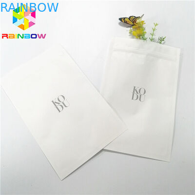 O costume à prova de graxa impresso levanta-se o empacotamento seco do fruto da porca dos malotes reciclável