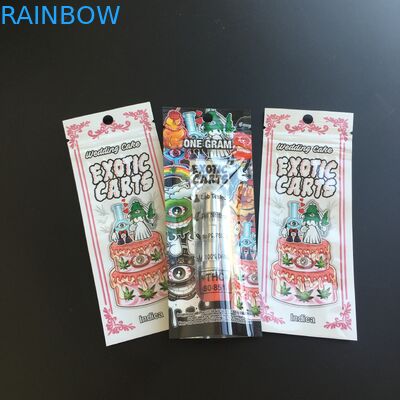 Malotes plásticos da folha de Mylar que empacotam a impressão feita sob encomenda do zíper para envoltórios do cigarro de charuto