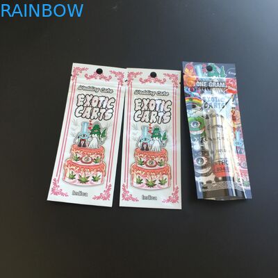 Malotes plásticos da folha de Mylar que empacotam a impressão feita sob encomenda do zíper para envoltórios do cigarro de charuto