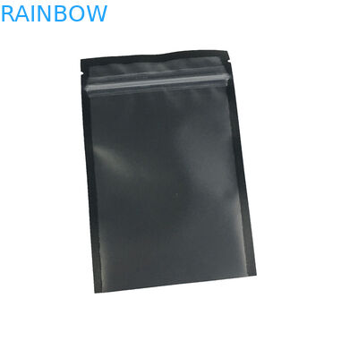 A janela dianteira clara levanta-se a superfície matte do preto da prova do cheiro do produto comestível do malote do zíper