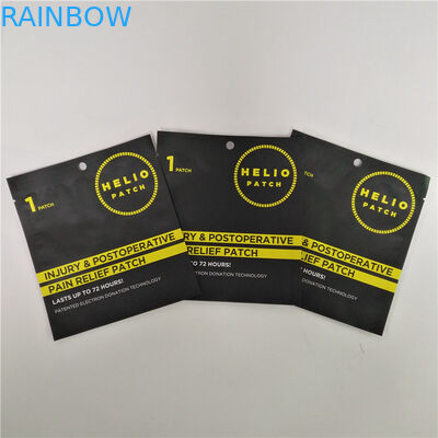 Saco lateral da soldadura térmica da folha de alumínio 3 descartáveis para remendos do creme do gel do olho/máscara facial