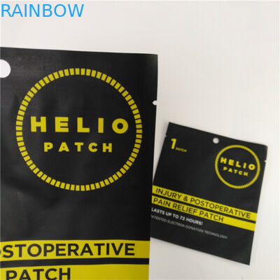 Saco lateral da soldadura térmica da folha de alumínio 3 descartáveis para remendos do creme do gel do olho/máscara facial