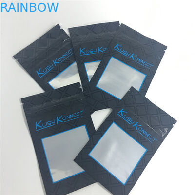 O costume de empacotamento do incenso erval Ziplock de Mylar da folha imprimiu a espessura do mícron 120-140