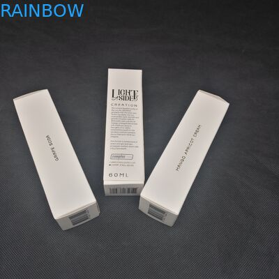 Caixa de papel de empacotamento da impressão feita sob encomenda, caixa cosmética do papel de embrulho com carimbo quente