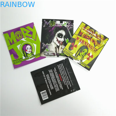 A folha de alumínio de produto comestível levanta-se o empacotamento gomoso dos ursos de Cbd dos doces Resealable do malote