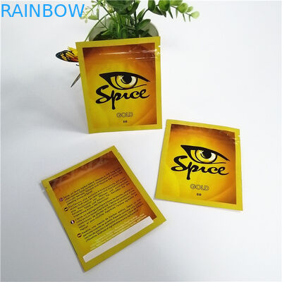 A folha de alumínio de produto comestível levanta-se o empacotamento gomoso dos ursos de Cbd dos doces Resealable do malote