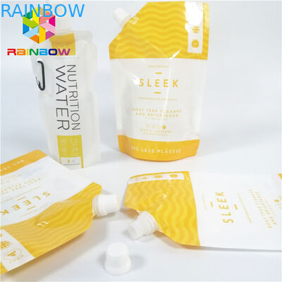 Malote líquido do bico do suco da bebida que empacota a prova laminada do escape para a bebida