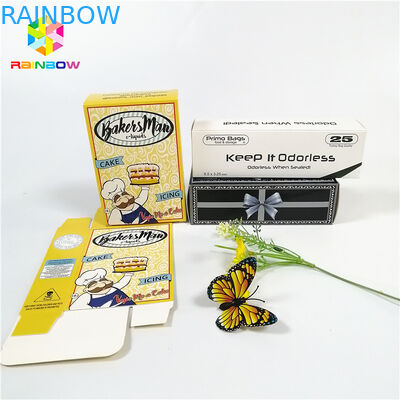 O tipo feito sob encomenda reciclável do projeto do logotipo imprimiu caixas de cartão de papel de carimbo quentes UV com furo do cair para cosméticos do presente