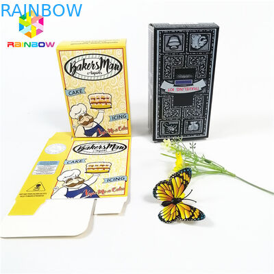 O logotipo de carimbo quente brilhante lustroso do tipo do OEM imprimiu caixas de cartão de empacotamento da pestana dos cosméticos do presente da caixa de papel