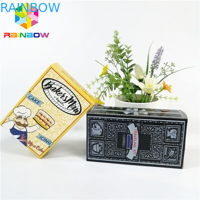 O logotipo de carimbo quente brilhante lustroso do tipo do OEM imprimiu caixas de cartão de empacotamento da pestana dos cosméticos do presente da caixa de papel
