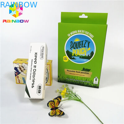 A cor completa personalizou as caixas de papel do ofício UV do logotipo com a caixa de embalagem dos cosméticos do presente da garrafa do furo do cair