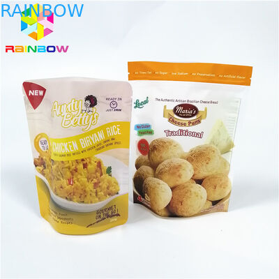 O empacotamento congelado dos malotes plásticos do alimento levanta-se o armazenamento de nylon da retorta do vácuo