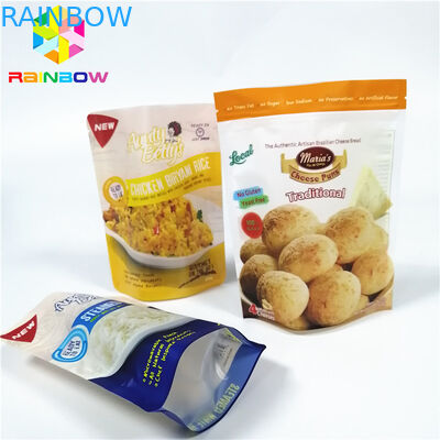 Malotes plásticos cozinhados molho que empacotam a ebulição cozinhando o fechamento do zíper do armazenamento do vácuo