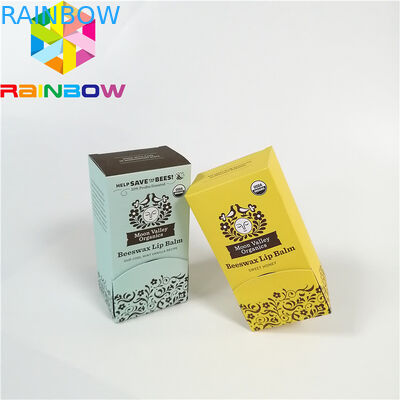 Cuidados com a pele personalizados do creme do olho que empacotam a emulsão cosmética do óleo vegetal de Livro Branco da caixa que empacota a caixa de exposição dobrável