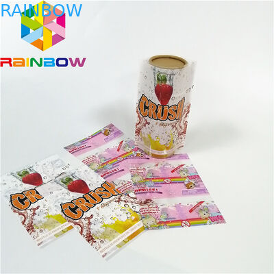 Superfície lustrosa material plástica da laminação das etiquetas feitas sob encomenda PET/PVC da luva do psiquiatra da impressão