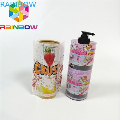 Superfície lustrosa material plástica da laminação das etiquetas feitas sob encomenda PET/PVC da luva do psiquiatra da impressão