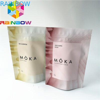 O empacotamento de sal do mar levanta-se sacos do malote do zíper, levanta-se cores do saco de café 9