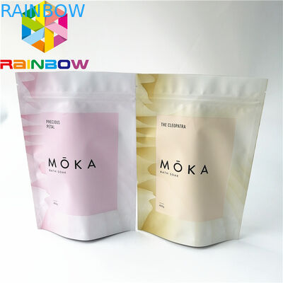 O empacotamento de sal do mar levanta-se sacos do malote do zíper, levanta-se cores do saco de café 9