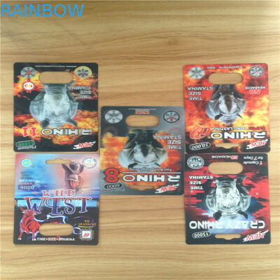 Os PP 3D cardam as cápsulas que empacotam o rinoceronte sexual 69 Eco do desempenho da bolha - amigável