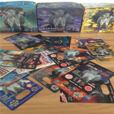 Os PP 3D cardam as cápsulas que empacotam o rinoceronte sexual 69 Eco do desempenho da bolha - amigável