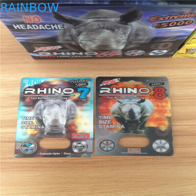 Os PP 3D cardam as cápsulas que empacotam o rinoceronte sexual 69 Eco do desempenho da bolha - amigável