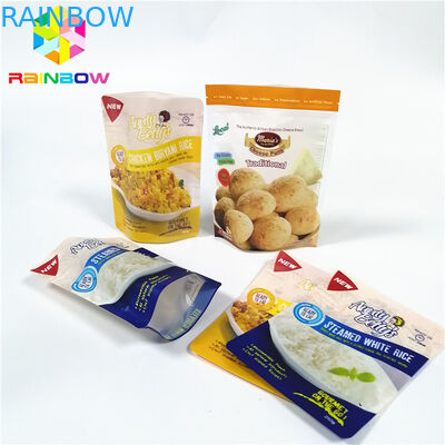 Malotes plásticos de cozimento resistentes ao calor da retorta que empacotam o logotipo feito sob encomenda laminado impresso