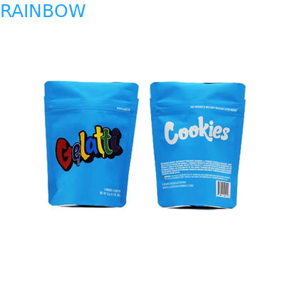 A criança plástica resistente levanta-se o tamanho de empacotamento dos sacos 3.5g da flor biodegradável do malote