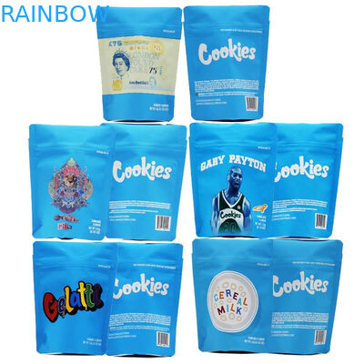 Ziplock Resealable das cookies de CBD Runtz que empacota o material do saco MOPP/VMPET/PE do malote de Mylar