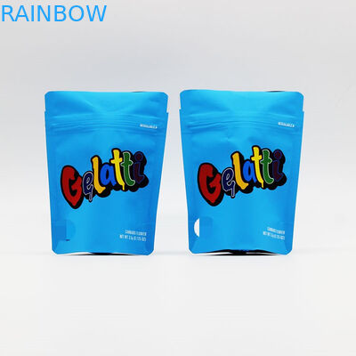Ziplock Resealable das cookies de CBD Runtz que empacota o material do saco MOPP/VMPET/PE do malote de Mylar