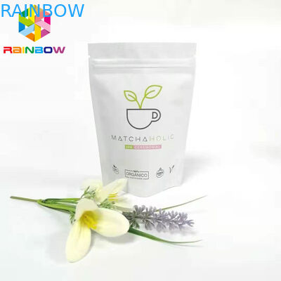 Fechamento plástico de empacotamento Resealable do fecho de correr da impressão lustrosa dos sacos da folha de alumínio