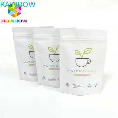 Fechamento plástico de empacotamento Resealable do fecho de correr da impressão lustrosa dos sacos da folha de alumínio