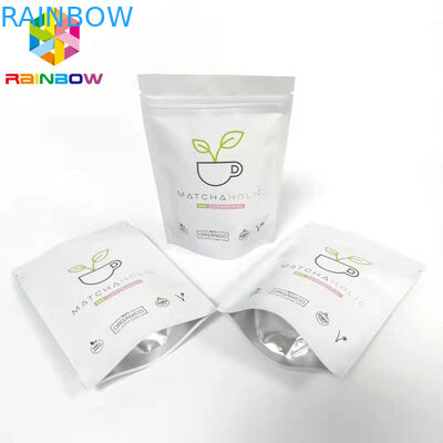 Fechamento plástico de empacotamento Resealable do fecho de correr da impressão lustrosa dos sacos da folha de alumínio