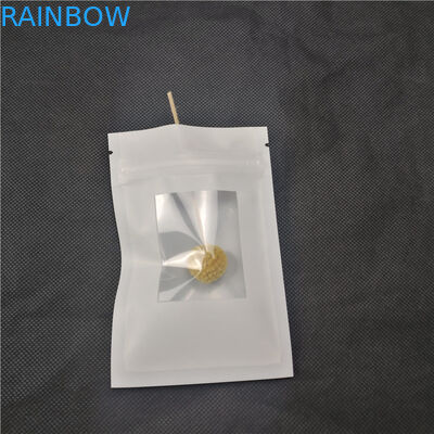 Os textos pretos imprimiram o fundo branco dos malotes da embalagem da joia para pacotes Earings do bracelete