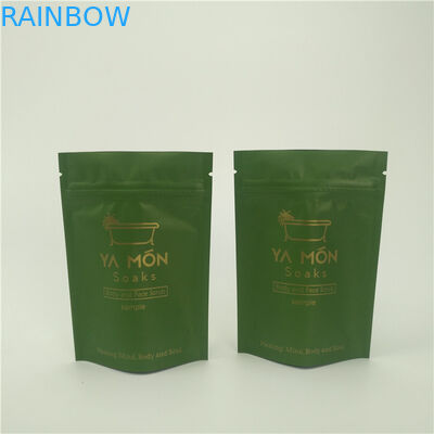 Levante-se sacos de empacotamento Ziplock da folha de alumínio de Doypack o corpo de 8oz 16oz que esfrega embebe a embalagem