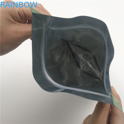 O reforço da parte inferior da folha de alumínio ensaca o empacotamento Ziplock da impressão do logotipo da prova do escape