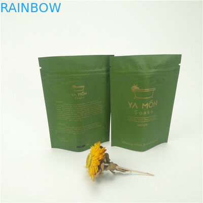 O reforço da parte inferior da folha de alumínio ensaca o empacotamento Ziplock da impressão do logotipo da prova do escape