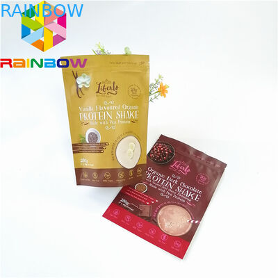 Impressão de empacotamento do Gravure do fechamento do fecho de correr da soldadura térmica do malote seco da folha dos doces do pó de Mike do fruto