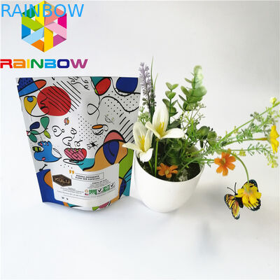 Malote da folha de alumínio da prova do cheiro que empacota o fechamento plástico do fecho de correr de Mylar para o café