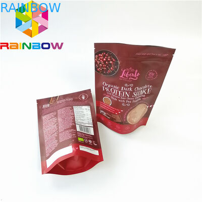 Malote da folha de alumínio da prova do cheiro que empacota o fechamento plástico do fecho de correr de Mylar para o café