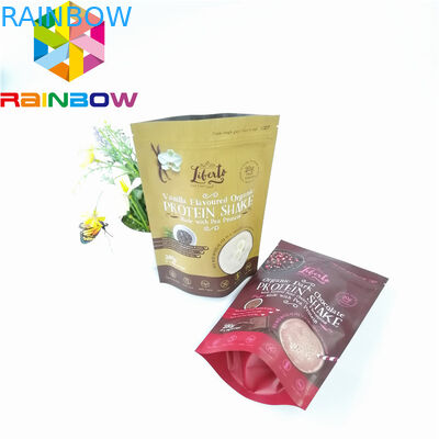 Malote da folha de alumínio da prova do cheiro que empacota o fechamento plástico do fecho de correr de Mylar para o café