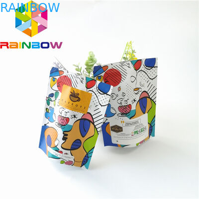 Levante-se os malotes plásticos Ziplock que empacotam, saco de café reusável da folha de alumínio