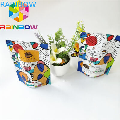 Levante-se os malotes plásticos Ziplock que empacotam, saco de café reusável da folha de alumínio